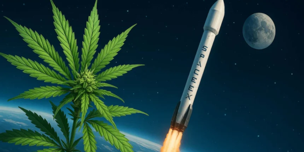 Cannabissamen im Weltraum. Werden wir sie dank SpaceX auf dem Mars anbauen?
